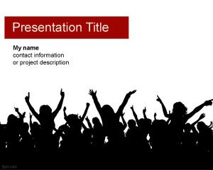 Plantilla de PowerPoint concierto