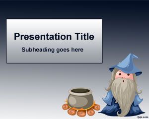 Волшебник Шаблон PowerPoint