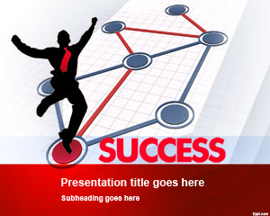 Succes Template Man PowerPoint