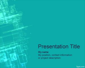 Cyberprzestrzeń PowerPoint Template