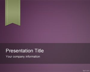 紫罗兰的e-Learning的PowerPoint模板