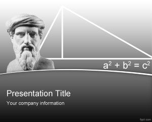 PowerPoint modelo Pitágoras