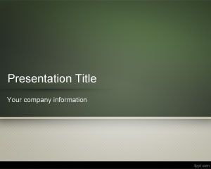 Okul Tahta PowerPoint Şablon