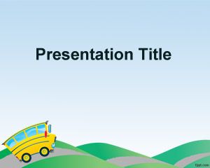 PowerPoint modelo pré-escolar