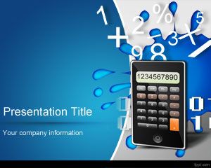 I numeri Math PowerPoint Template