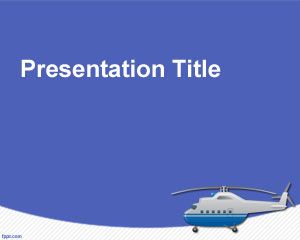 Helikopter PowerPoint Şablonu