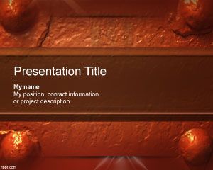 Tlenek PowerPoint Template