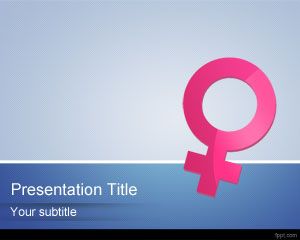 Feminine Powerpoint-Vorlage