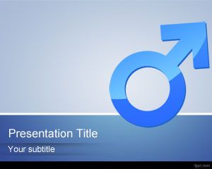 PowerPoint modelo masculino
