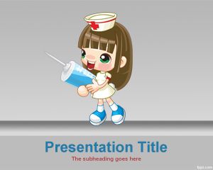 Sexy Nurse Modèle PowerPoint