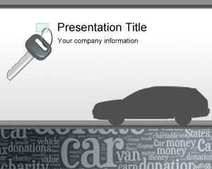 My Car PowerPoint Şablon Bağış