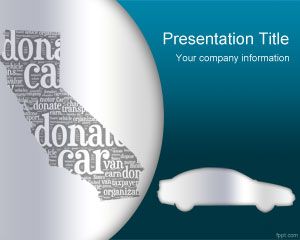 Donare Template Car California PowerPoint