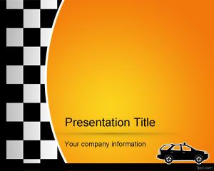 Plantilla de PowerPoint Taxi