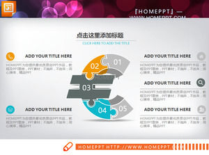 20 beautiful 3D 3D PPT chart download