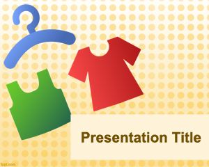 Vêtements PowerPoint Template