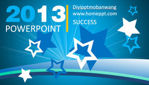 2013 Tahun Baru Hari PowerPoint Template Unduh