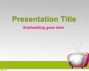 Online TV PowerPoint Template