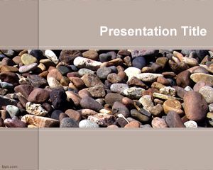 Plaja Format pietre PowerPoint Plaja Format pietre PowerPoint
