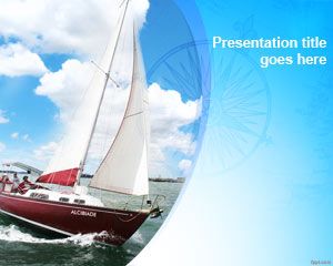 Yacht Powerpoint-Vorlage