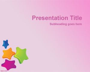 星為背景的PowerPoint