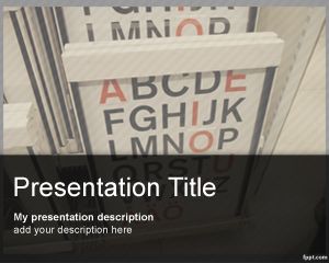 Göz uzmanı PowerPoint Şablon