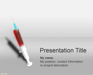 حقنة قالب PowerPoint