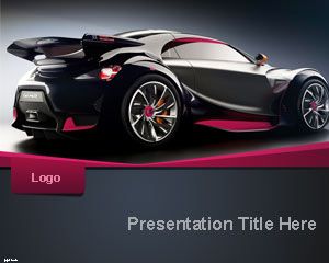 Sportscar Powerpoint-Vorlage