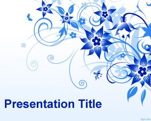 Цветок PowerPoint Шаблон презентации