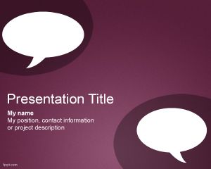 Chat PowerPoint Template