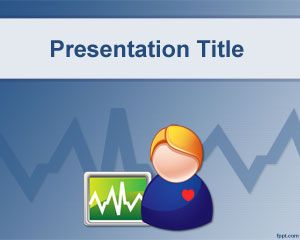 Health Monitor Powerpoint-Vorlage