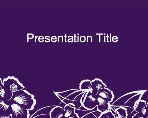 Wildflower Powerpoint-Vorlage