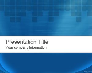 Abstrak Template Biru PowerPoint