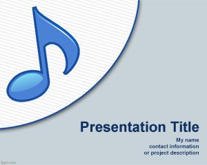 Musiker Powerpoint-Vorlage