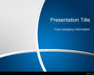 Template Dark Blue Responsabile PowerPoint