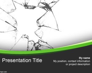 เศษแก้ว PowerPoint แม่