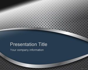 Szablon metalowy panel PowerPoint