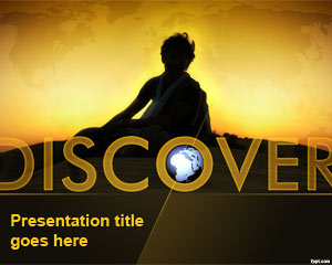 Plantilla de PowerPoint Descubrir Plantilla de PowerPoint Descubrir