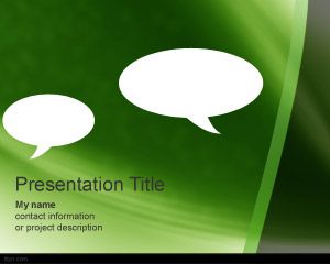 Сплетни Шаблон PowerPoint