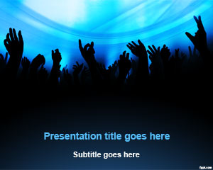 DJ Entertainment Powerpoint-Vorlage