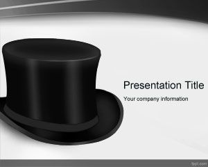 Szablon Top Black Hat PowerPoint