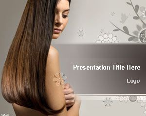 Modello Cura dei capelli PowerPoint