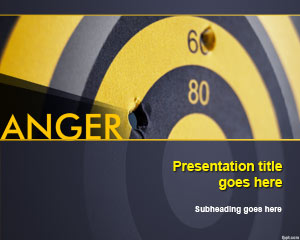 Anger Template Managementul PowerPoint