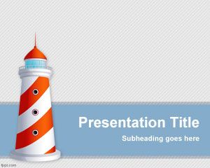 Leuchtturm Powerpoint-Vorlage