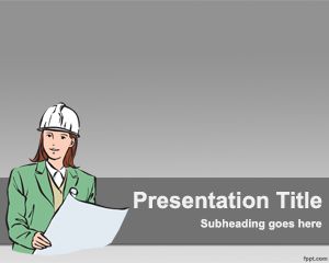 İnşaat PowerPoint Şablonu