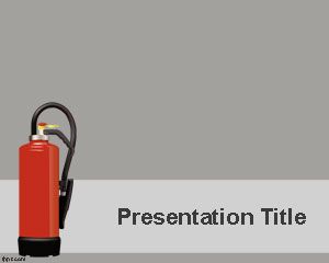 Yangın Söndürme PowerPoint Şablon