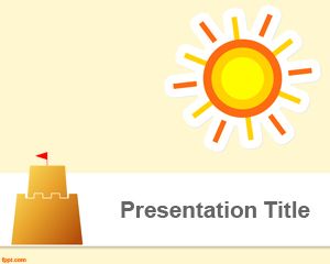 Sandcastle PowerPoint แม่