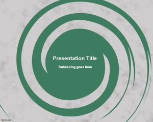 Plantilla de PowerPoint espiral