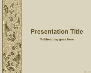 Dekoratif PowerPoint Şablonu