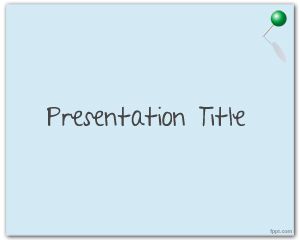 Pin PowerPoint Template