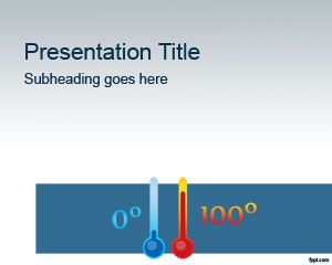 Format chimie Termometru PowerPoint